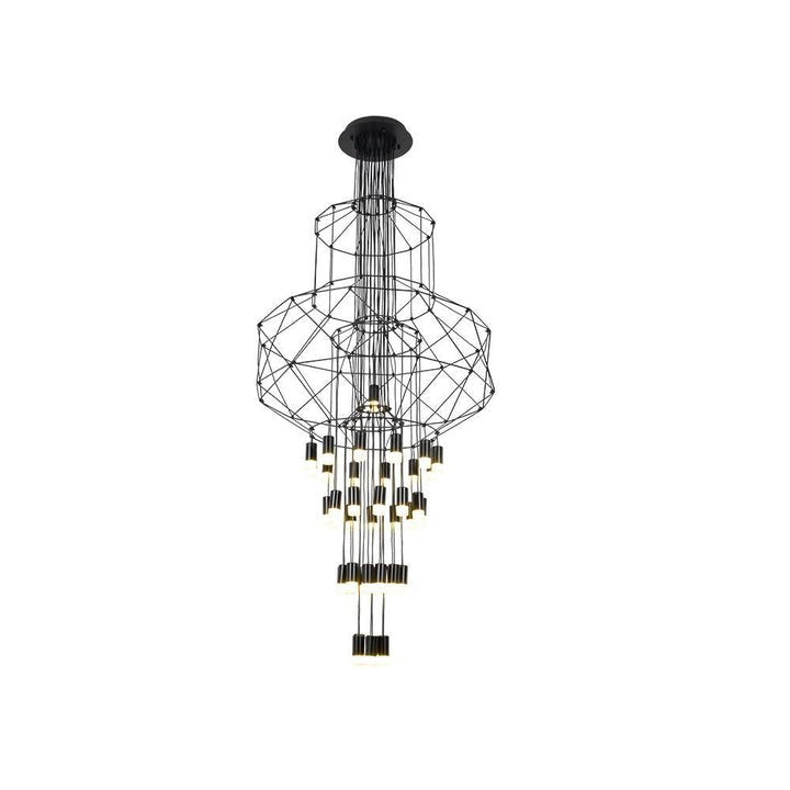 Linear LED Wireflow Chandelier