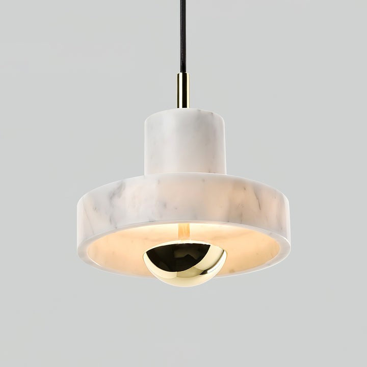 Marble LED Pendant Lamp – Adjustable Ceiling Fixture