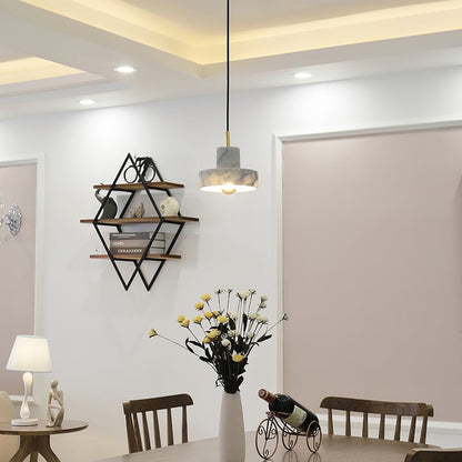 Marble LED Pendant Lamp – Adjustable Ceiling Fixture