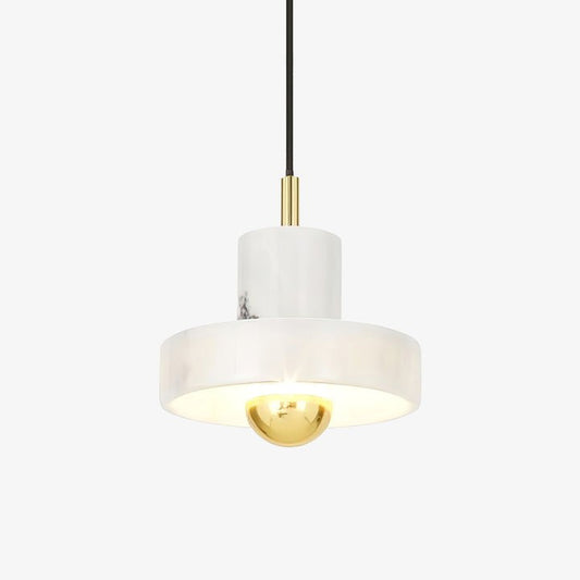 Marble LED Pendant Lamp – Adjustable Ceiling Fixture