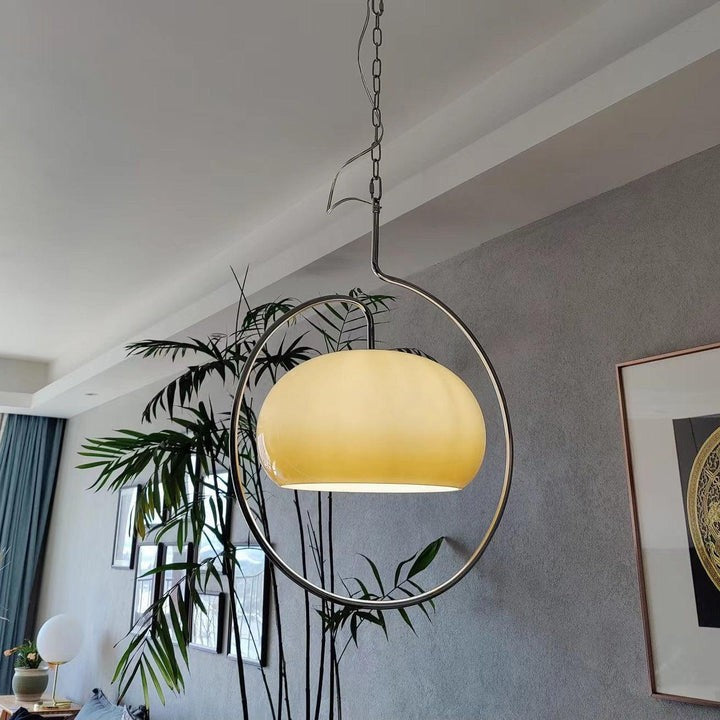 Medieval-Style Iron Pendant Lamp