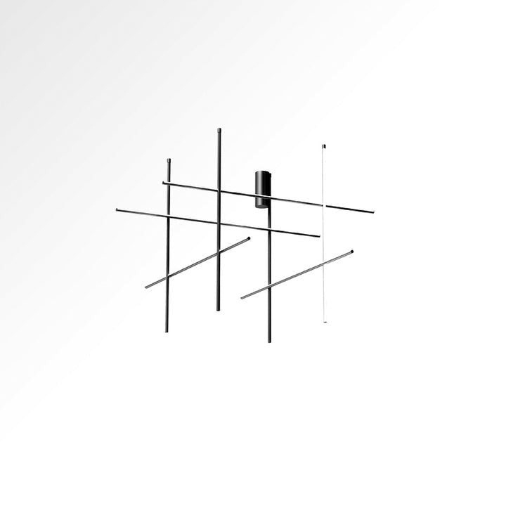 Minimalist Linear Grid LED Chandelier