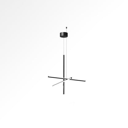 Minimalist Linear Grid LED Chandelier