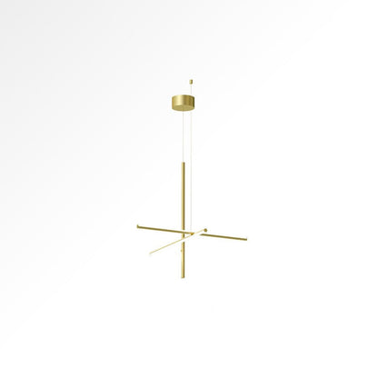 Minimalist Linear Grid LED Chandelier