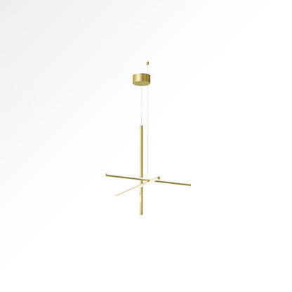 Minimalist Linear Grid LED Chandelier