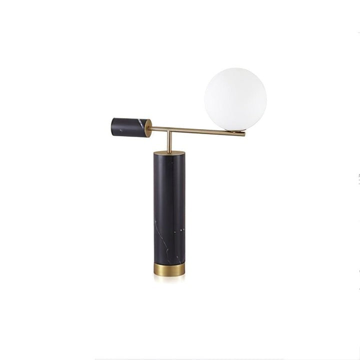 Minimalist Marble & Metal LED Table Lamp