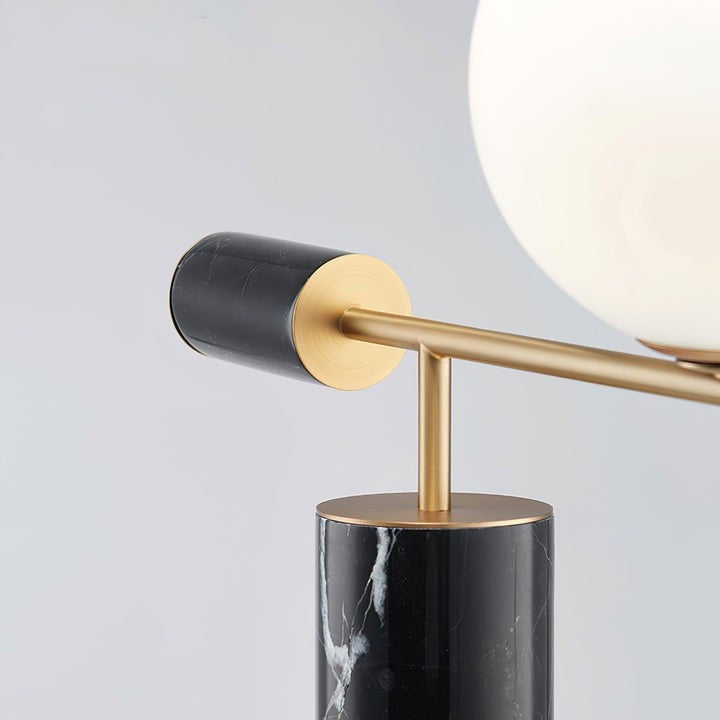 Minimalist Marble & Metal LED Table Lamp