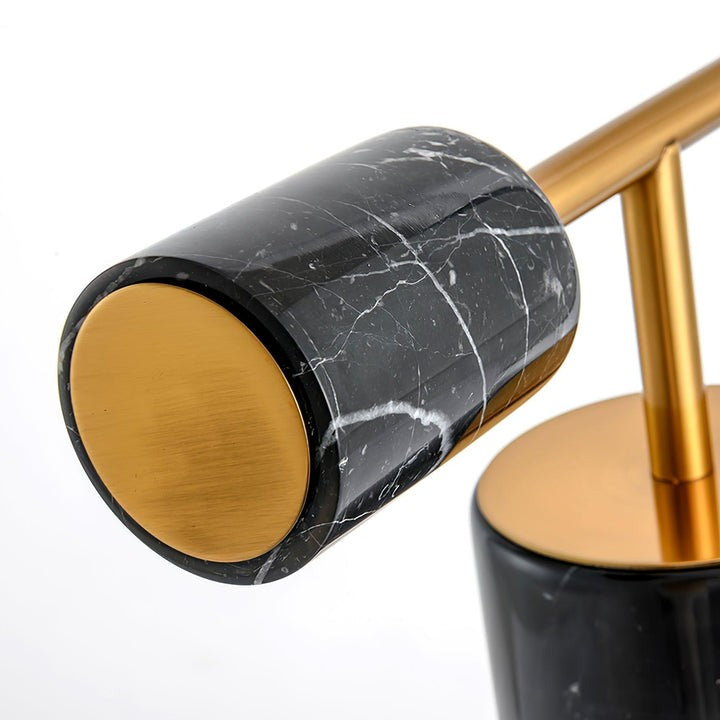 Minimalist Marble & Metal LED Table Lamp