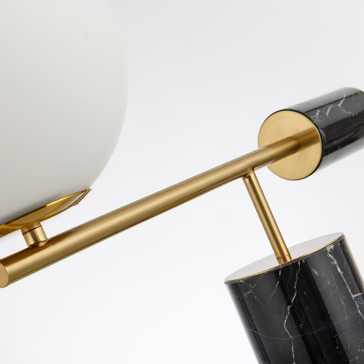 Minimalist Marble & Metal LED Table Lamp