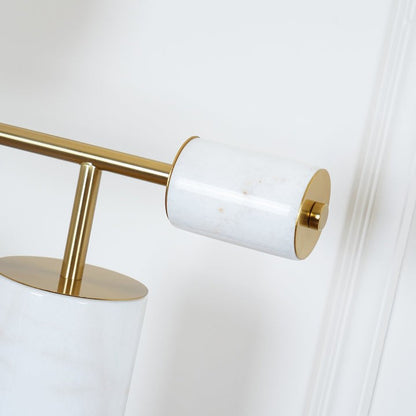 Minimalist Marble & Metal LED Table Lamp