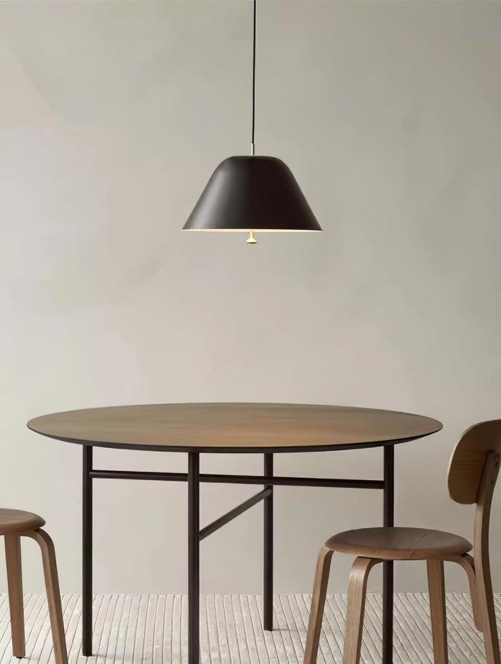 Minimalist Metal Pendant Light with Acrylic Diffuser