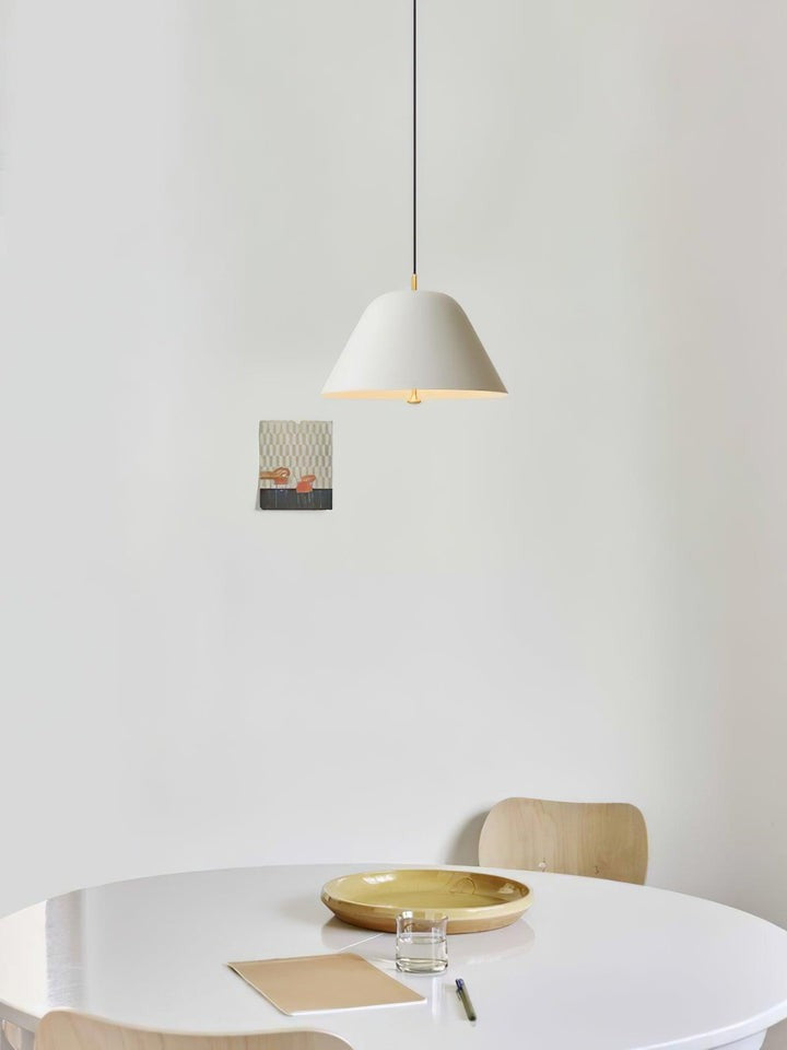 Minimalist Metal Pendant Light with Acrylic Diffuser