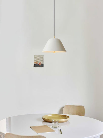 Minimalist Metal Pendant Light with Acrylic Diffuser