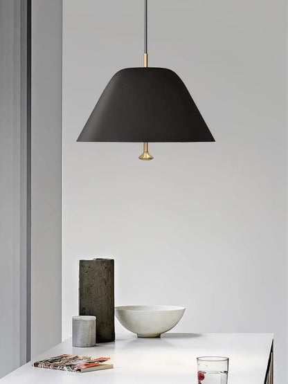 Minimalist Metal Pendant Light with Acrylic Diffuser