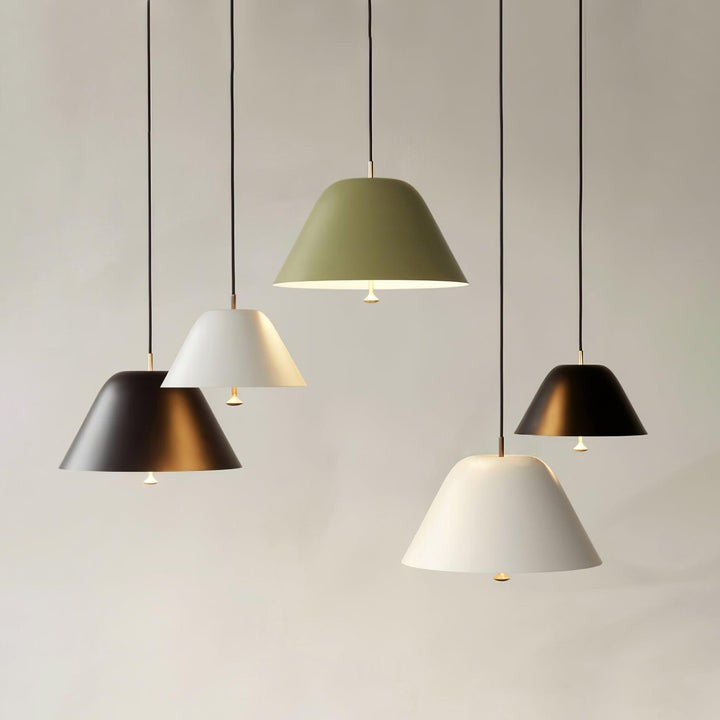 Minimalist Metal Pendant Light with Acrylic Diffuser