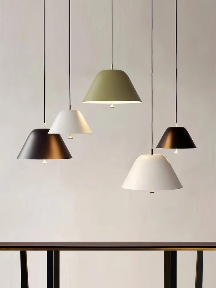 Minimalist Metal Pendant Light with Acrylic Diffuser