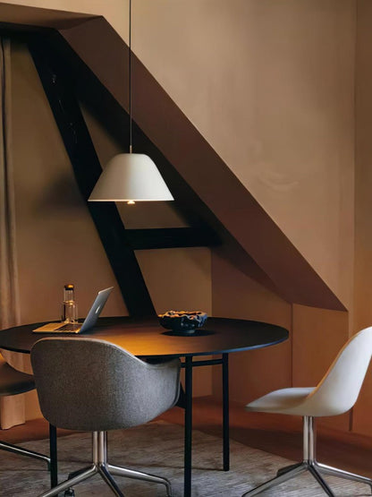 Minimalist Metal Pendant Light with Acrylic Diffuser