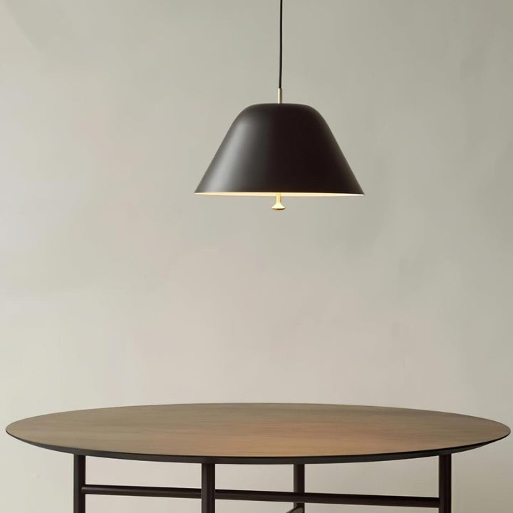 Minimalist Metal Pendant Light with Acrylic Diffuser