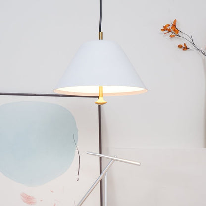 Minimalist Metal Pendant Light with Acrylic Diffuser