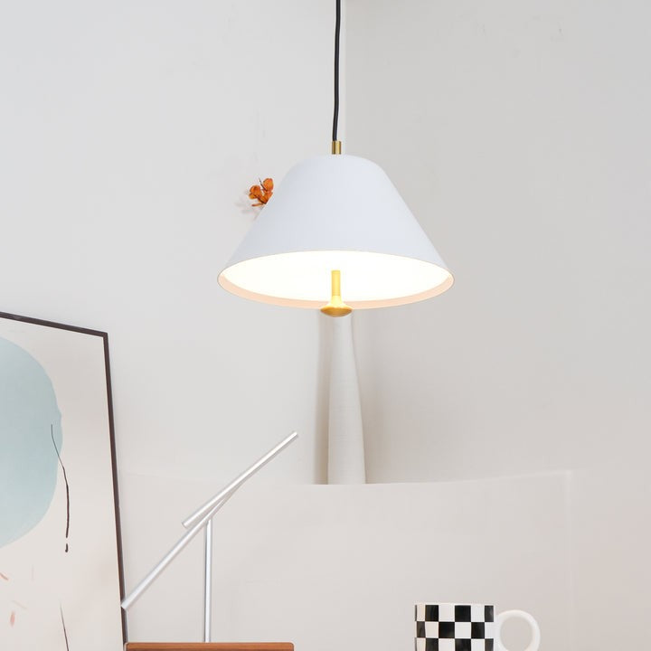 Minimalist Metal Pendant Light with Acrylic Diffuser