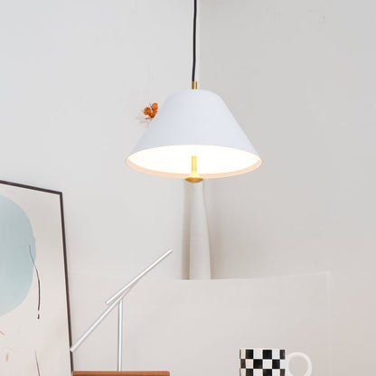 Minimalist Metal Pendant Light with Acrylic Diffuser