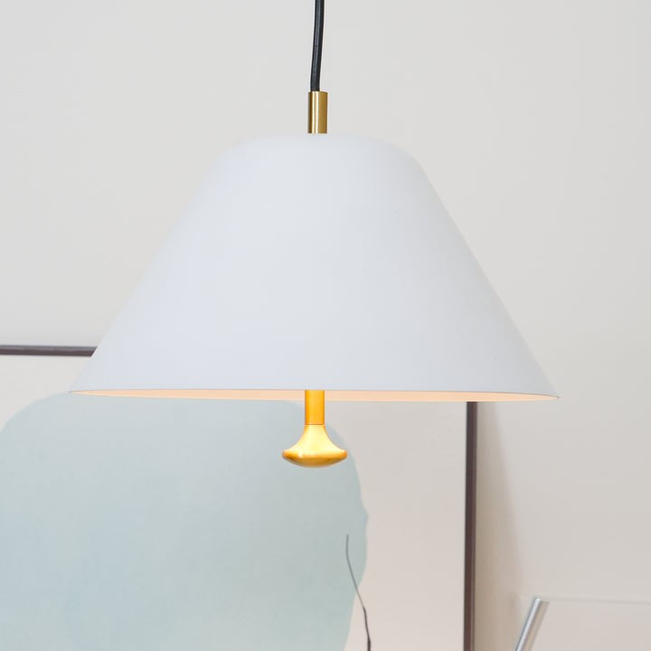 Minimalist Metal Pendant Light with Acrylic Diffuser