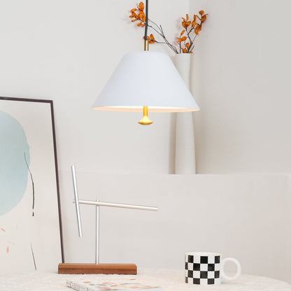 Minimalist Metal Pendant Light with Acrylic Diffuser