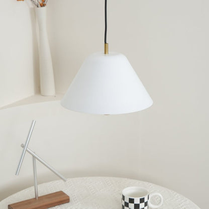 Minimalist Metal Pendant Light with Acrylic Diffuser