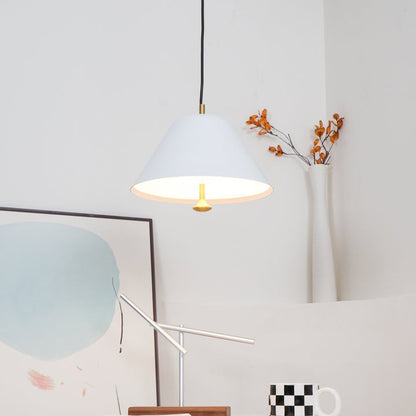 Minimalist Metal Pendant Light with Acrylic Diffuser