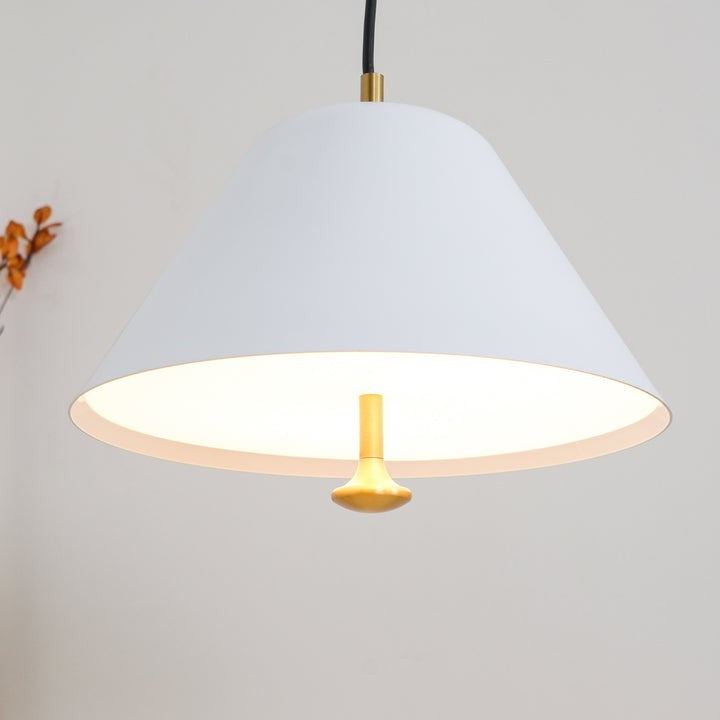 Minimalist Metal Pendant Light with Acrylic Diffuser