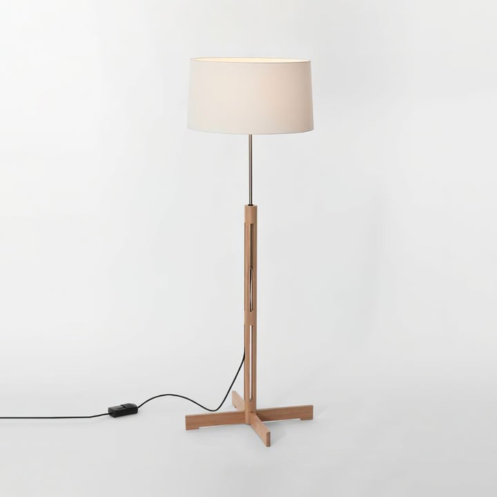 Minimalist Nordic Wood Frame Floor Lamp