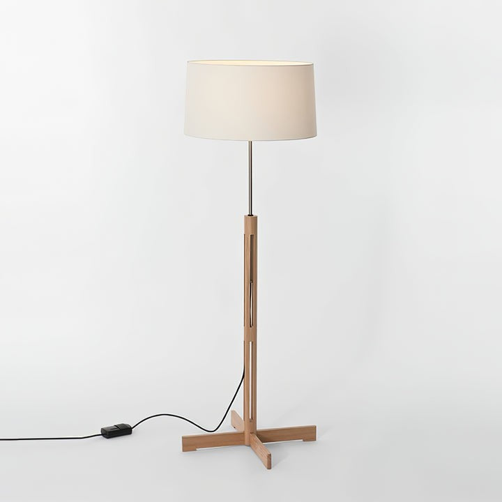 Minimalist Nordic Wood Frame Floor Lamp