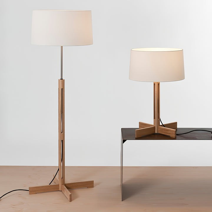 Minimalist Nordic Wood Frame Floor Lamp