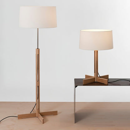 Minimalist Nordic Wood Frame Floor Lamp