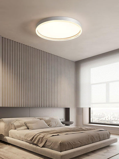 Modern Acrylic Edge LED Flush Ceiling Light