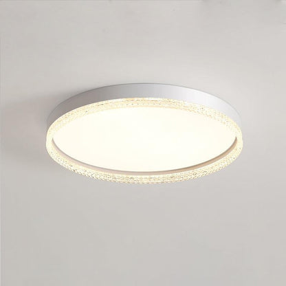 Modern Acrylic Edge LED Flush Ceiling Light