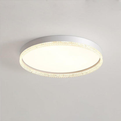 Modern Acrylic Edge LED Flush Ceiling Light
