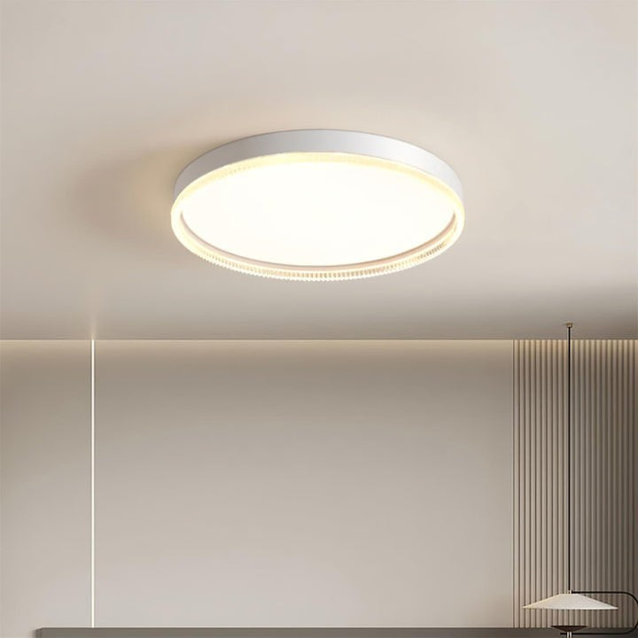 Modern Acrylic Edge LED Flush Ceiling Light