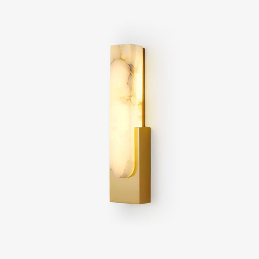 Modern Alabaster Wall Sconce with Integrated LED