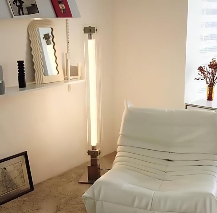 Modern Chrome Stainless Steel LED Floor Lamp