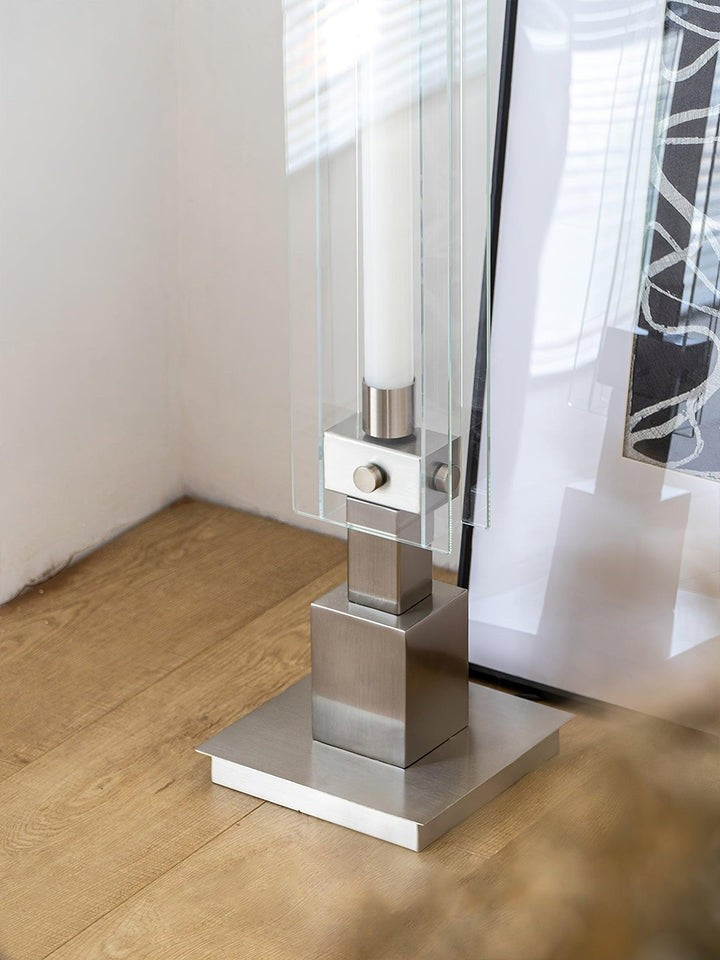 Modern Chrome Stainless Steel LED Floor Lamp