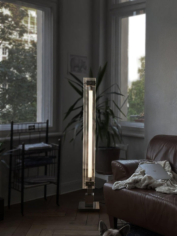 Modern Chrome Stainless Steel LED Floor Lamp