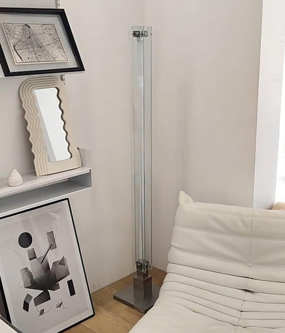 Modern Chrome Stainless Steel LED Floor Lamp
