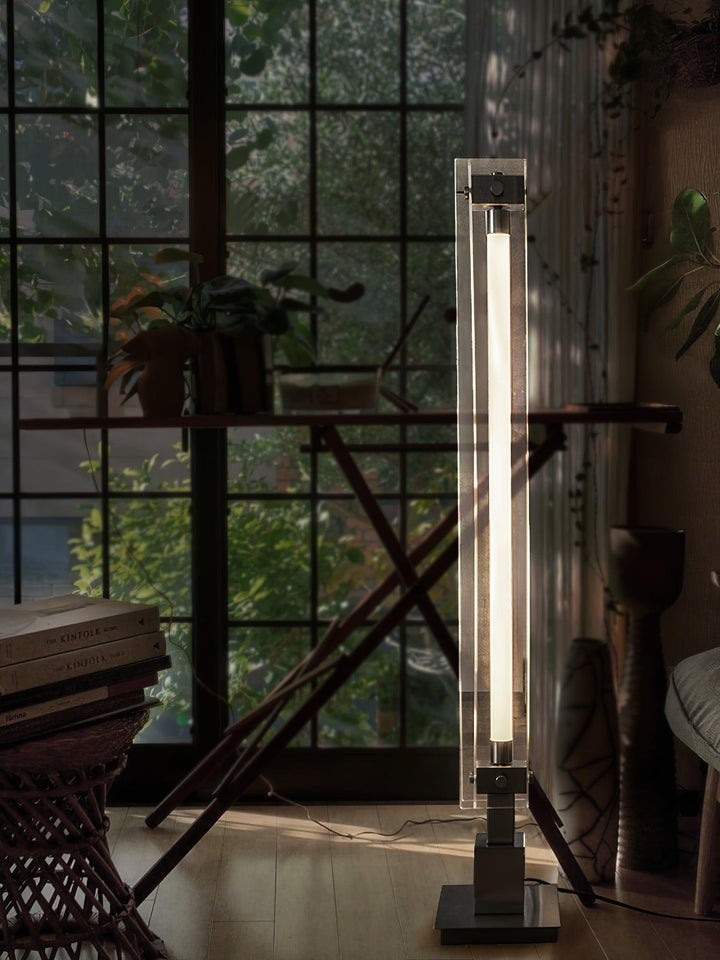 Modern Chrome Stainless Steel LED Floor Lamp