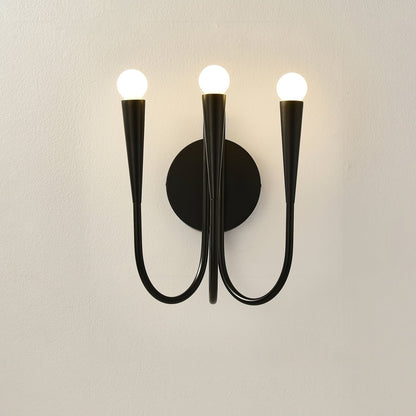 Modern Curved Arm LED Wall Sconce