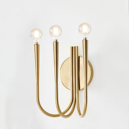Modern Curved Arm LED Wall Sconce