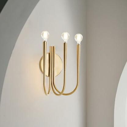 Modern Curved Arm LED Wall Sconce