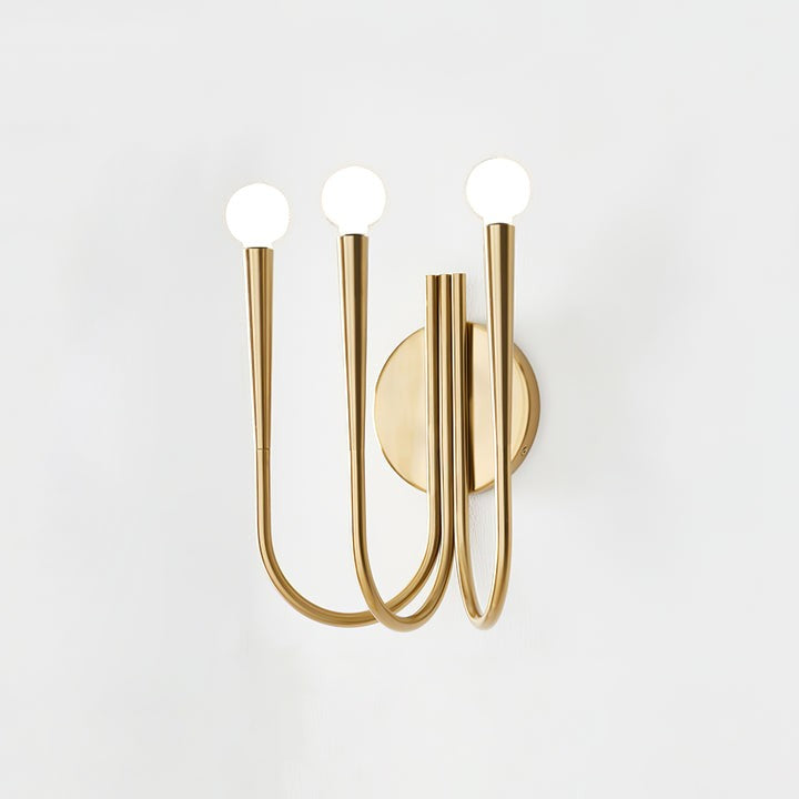 Modern Curved Arm LED Wall Sconce
