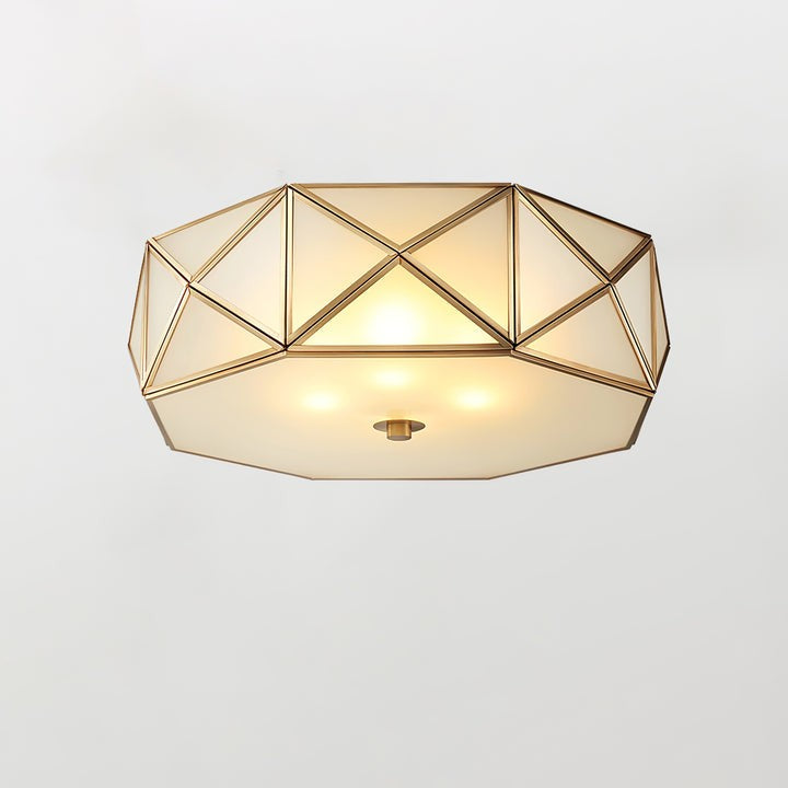 Modern Geometric Flush Mount Ceiling Light