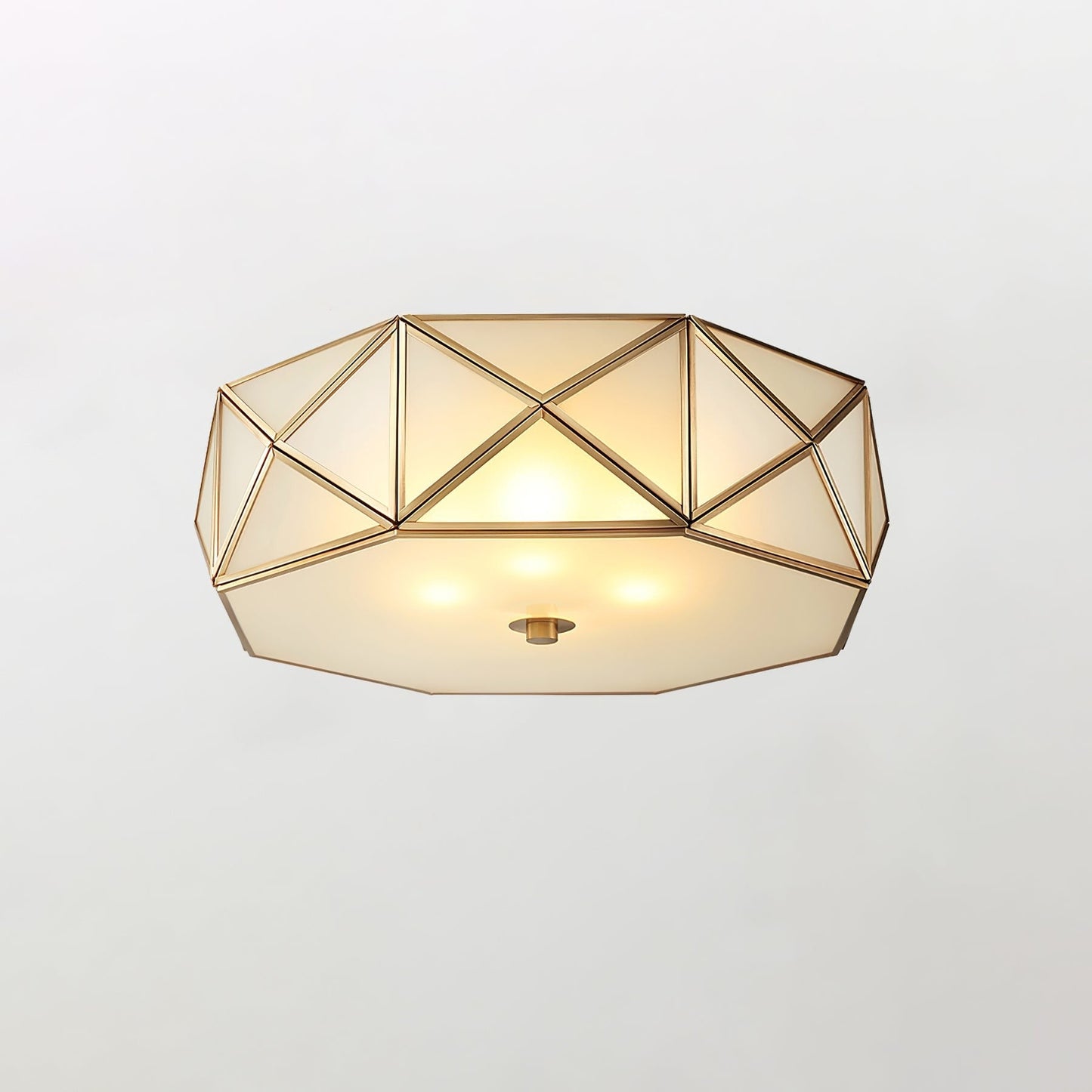 Modern Geometric Flush Mount Ceiling Light